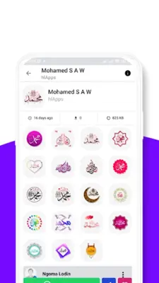 Islamic Stickers App android App screenshot 0