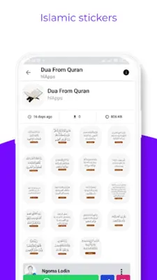 Islamic Stickers App android App screenshot 2