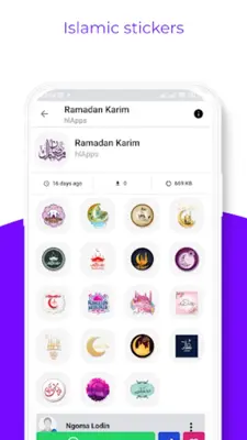 Islamic Stickers App android App screenshot 3